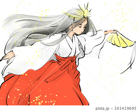 舞う巫女 101419695