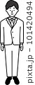 若いビジネスマンの全身 101420494