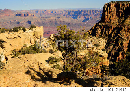 Hazy Blue Sky Grand Canyon Arizona Hazy Blue Sky Grand Canyon Arizona 101421412