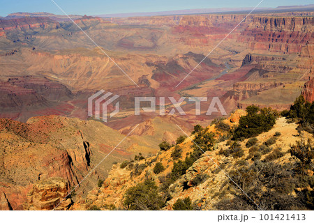 Hazy Blue Sky Grand Canyon Arizona 101421413