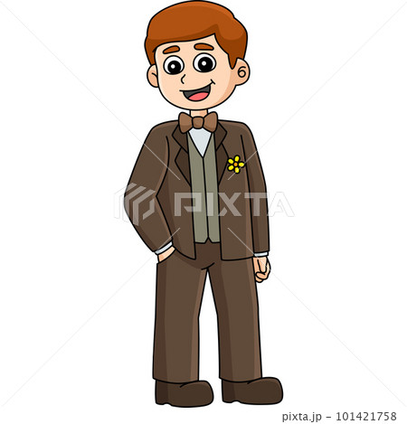 Wedding Groom And Bride Cartoon Colored Clipart Wedding Groom And Bride Cartoon Colored Clipart 101421758
