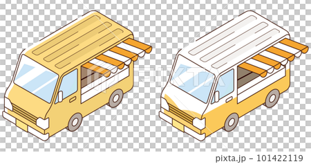Cute kitchen car isometric Cute kitchen car isometric 101422119