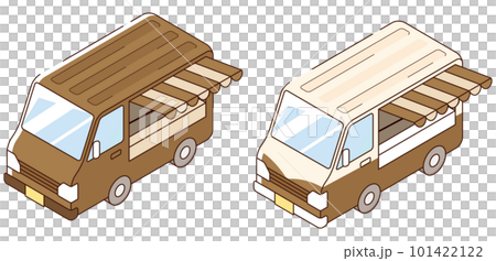 Cute kitchen car isometric Cute kitchen car isometric 101422122