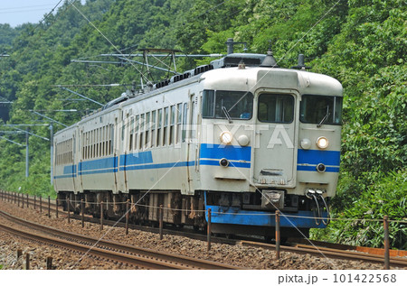 北陸本線　倶利伽羅ー津幡　JR西日本　475系　A07編成（金沢） 101422568