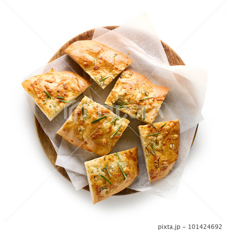 italian flat bread focaccia 101424692