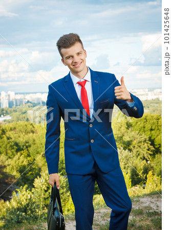 young businessman in a suit young businessman in a suit 101425648