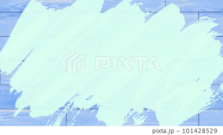 青いウッドボードに水色のペンキが塗られたフレーム背景 101428529