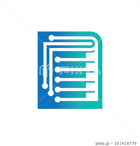 Digital book logo images illustration 101428779