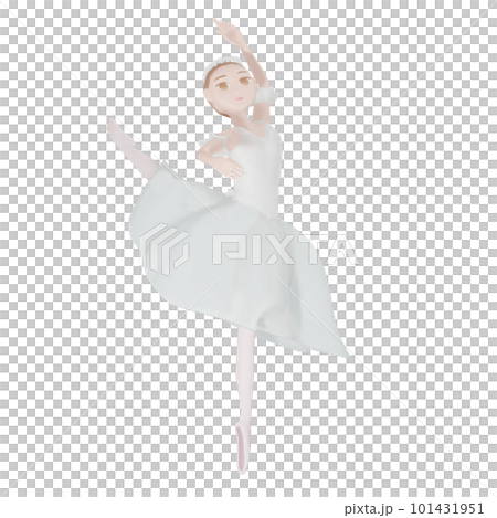 Ballerina f dancing the role of Sylphide Ballerina f dancing the role of Sylphide 101431951