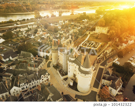 Chateau de Langeais in Indre-et-Loire department, France Chateau de Langeais in Indre-et-Loire department, France 101432322