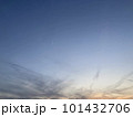 春の夕方の空 101432706