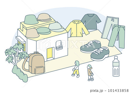 靴やバック、スポーツウェアをお店で眺める人々 靴やバック、スポーツウェアをお店で眺める人々 101433858