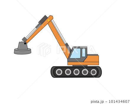 リフティングマグネットのイラスト素材です。 101434607