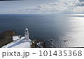white lighthouse on the sea 101435368