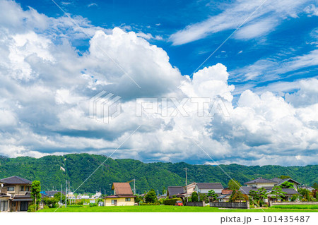 【夏素材】夏空イメージ【長野県】 【夏素材】夏空イメージ【長野県】 101435487