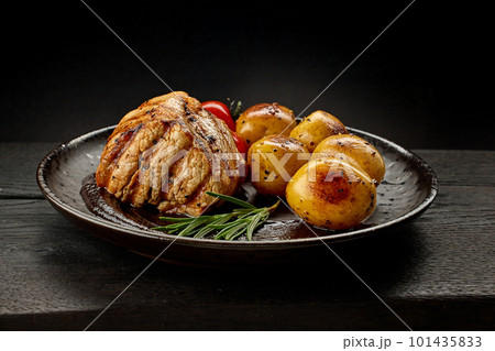 freshly grilled pork fillet steak freshly grilled pork fillet steak 101435833