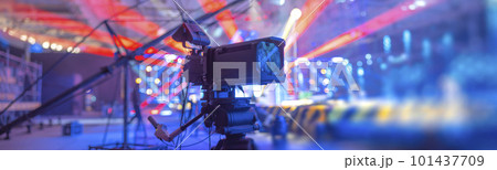 studio camera at the concert. 101437709