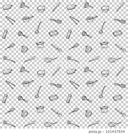 Kitchen utensils Background material 1 color Kitchen utensils Background material 1 color 101437834