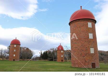 北海道　根室　明治公園のサイロ 101440181