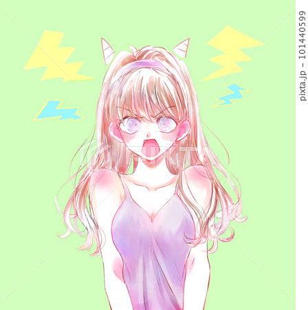 怒っている女性 鬼 怒っている女性 鬼 101440599
