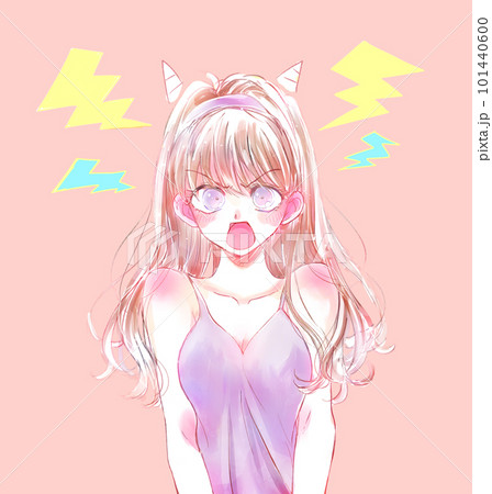 怒っている女性　鬼 101440600