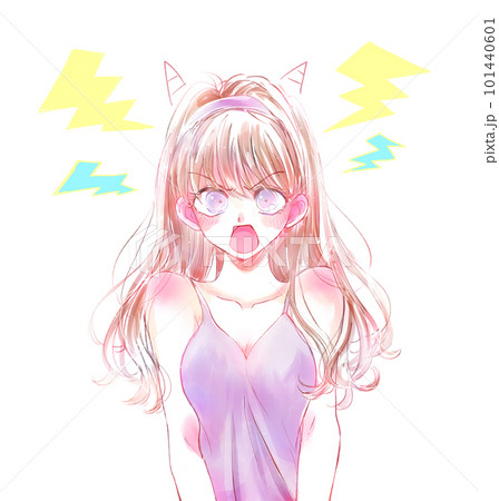 怒っている女性 鬼 怒っている女性 鬼 101440601