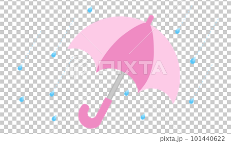 傘と梅雨の雨 傘と梅雨の雨 101440622