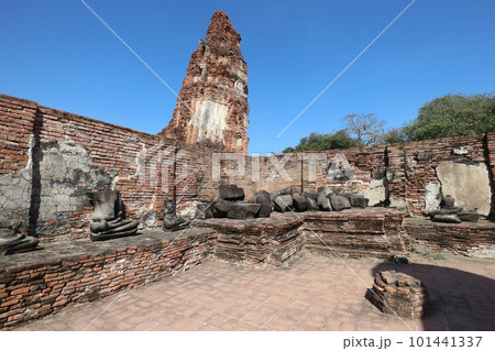 タイのアユタヤ ワット・マハータート タイのアユタヤ ワット・マハータート 101441337