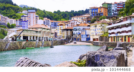 Mutriku Harbour, Mutriku, Guipuzcoa, Spain 101444668