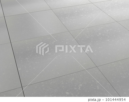 Empty floor with grey tiles 101444954
