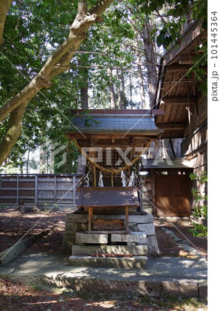 信州 安曇野 堀金の下堀諏訪神社 神明社本殿 安曇野の名匠 立川豊八の作品 文政年間の建立 信州 安曇野 堀金の下堀諏訪神社 神明社本殿 安曇野の名匠 立川豊八の作品 文政年間の建立 101445364