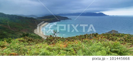 Seascape from Pena Furada Viewpoint, Ortigueira, Spain 101445668