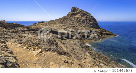 Columnar Jointing Structures Of Punta Baja, Cabo de Gata-Nijar Natural Park, Spain 101445673