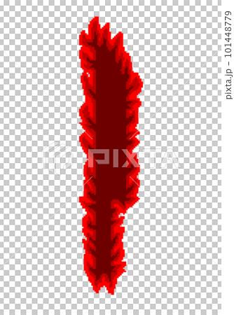 像素藝術_燃燒的黑刀(紅) 像素藝術_燃燒的黑刀(紅) 101448779