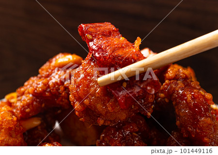 Gangjeong Chicken with Mala Sauce Gangjeong Chicken with Mala Sauce 101449116