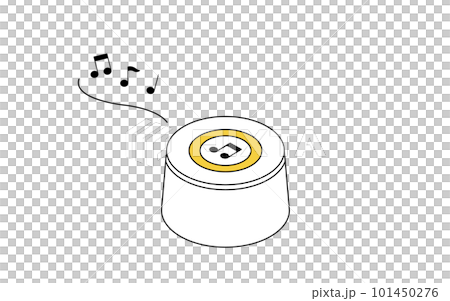 ホワイトノイズ 手軽に使える騒音対策グッズのイラスト ホワイトノイズ 手軽に使える騒音対策グッズのイラスト 101450276