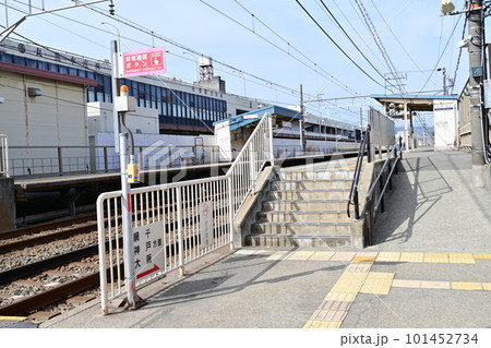 手柄駅の駅構内（山陽電気鉄道本線） 101452734