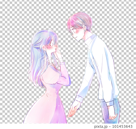 Confessing man and surprised woman Peaceful Confessing man and surprised woman Peaceful 101453643