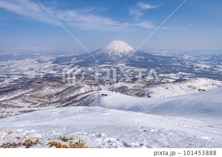 北海道 ニセコ ニセコアンヌプリ 山頂 登山 羊蹄山 スキー スノーボード バックカントリー 北海道 ニセコ ニセコアンヌプリ 山頂 登山 羊蹄山 スキー スノーボード バックカントリー 101453888