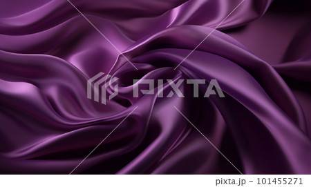 Smooth and Soft purple Satin Silk Background. Generative AI 101455271