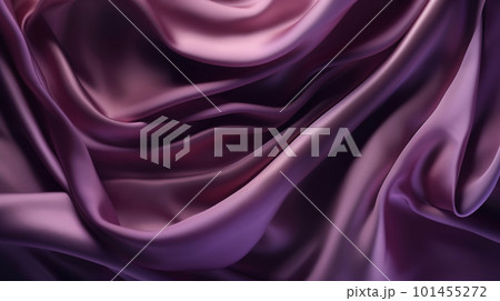 Smooth and Soft purple Satin Silk Background. Generative AI Smooth and Soft purple Satin Silk Background. Generative AI 101455272