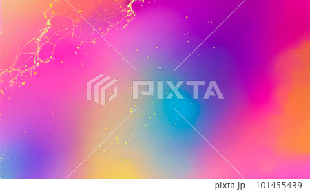 Rainbow colors abstract background with gold dust, veins or cracks. Vivid colorful banner template of dream concept on sweet content. Cute cartoon girly backdrop. Bright multi colored sky with stars Rainbow colors abstract background with gold dust, veins or cracks. Vivid colorful banner template of dream concept on sweet content. Cute cartoon girly backdrop. Bright multi colored sky with stars 101455439