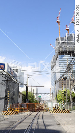 大阪駅うめきたエリア開業で地下に線路が敷設され、廃線になったJR梅田貨物線の地上部分 大阪駅うめきたエリア開業で地下に線路が敷設され、廃線になったJR梅田貨物線の地上部分 101456059