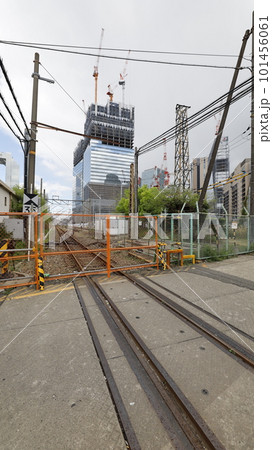 大阪駅うめきたエリア開業で地下に線路が敷設され、廃線になったJR梅田貨物線の地上部分 大阪駅うめきたエリア開業で地下に線路が敷設され、廃線になったJR梅田貨物線の地上部分 101456061
