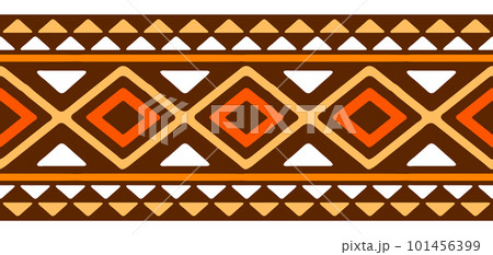 African seamless pattern. Hand stamp printing. Ethnic folk texture. African seamless pattern. Hand stamp printing. Ethnic folk texture. 101456399