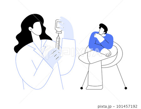 Local anesthetic abstract concept vector illustration. 101457192