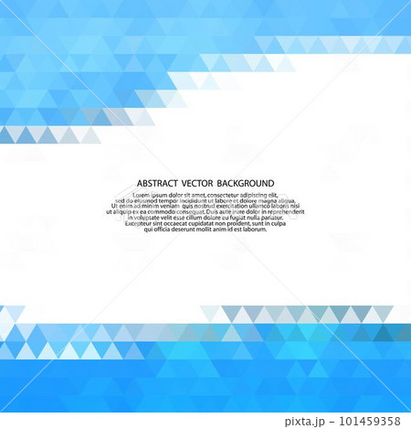 blue triangles background. polygonal style. eps 10のイラスト素材 [101459358 ...