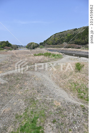 栃木県 大田原市 那珂川 河川敷の風景 栃木県 大田原市 那珂川 河川敷の風景 101459662