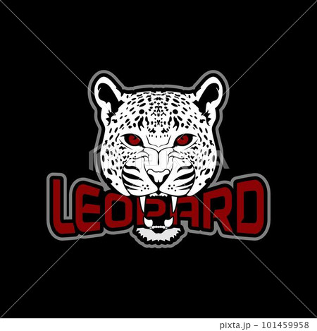 Leopard Head Biting Typography Leopard Vector Design Leopard Head Biting Typography Leopard Vector Design 101459958