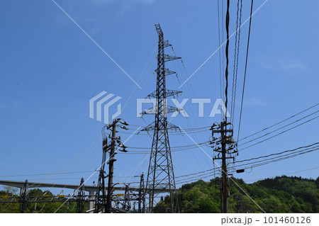 送電塔 高電圧交流 送電塔 高電圧交流 101460126